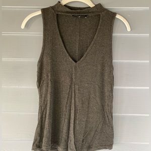 Kendall & Kylie Cutout Ribbed Tank